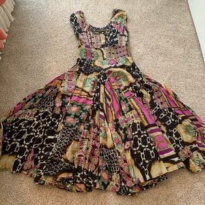 Ladies full skirt maxi dress